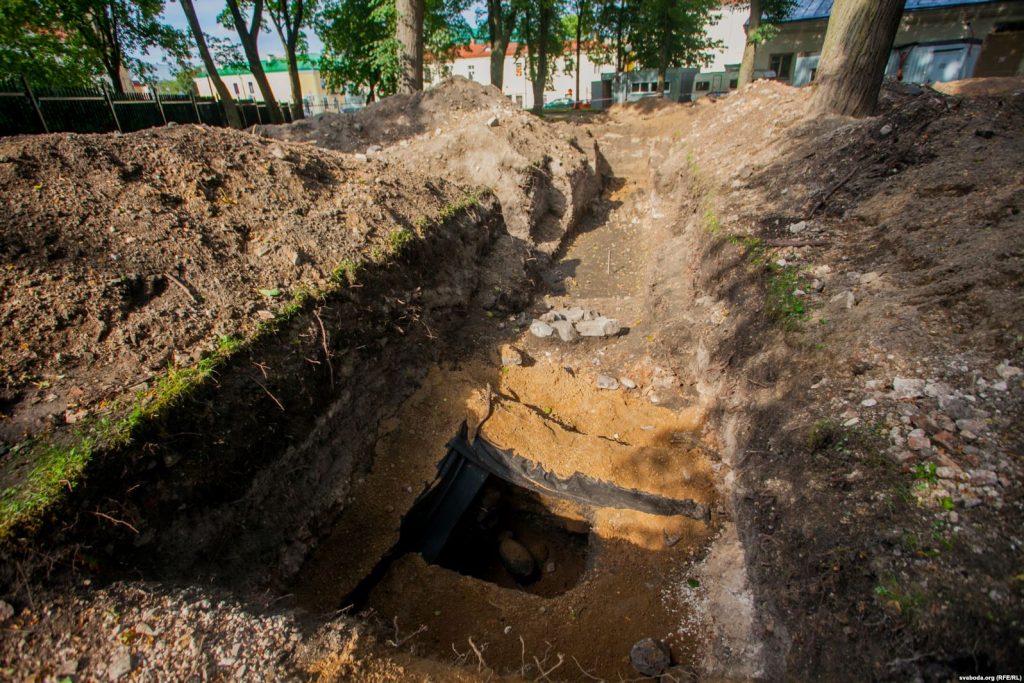Падземная сцяна 12 стагоддзя магла б перавярнуць уяўленне пра Гродна. Але яе закопваюць