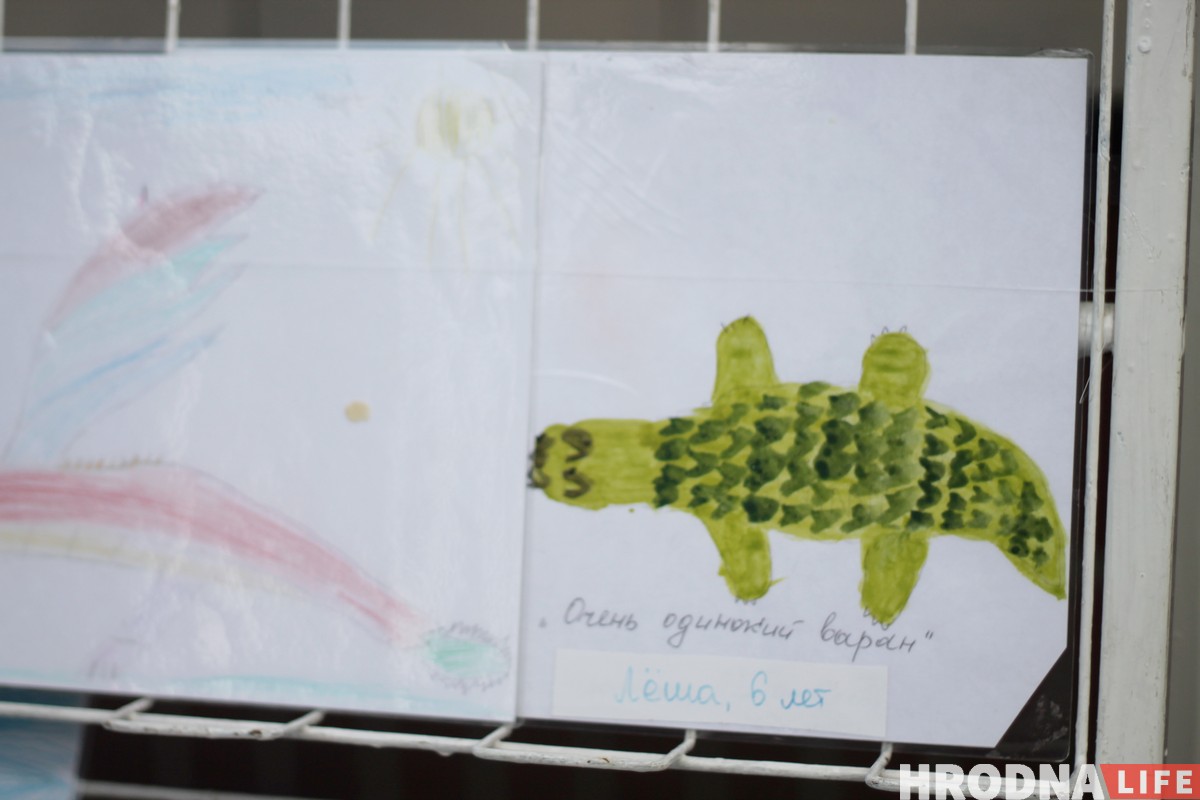 "Я дамалюю свой малюнак". У Гродне прайшла выстава ад анкахворых дзяцей