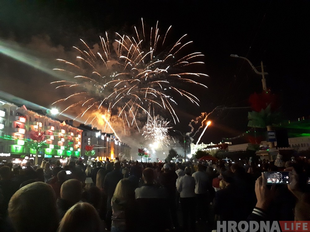 Вечарам было горача: Гродна адзначыў 890-годдзе