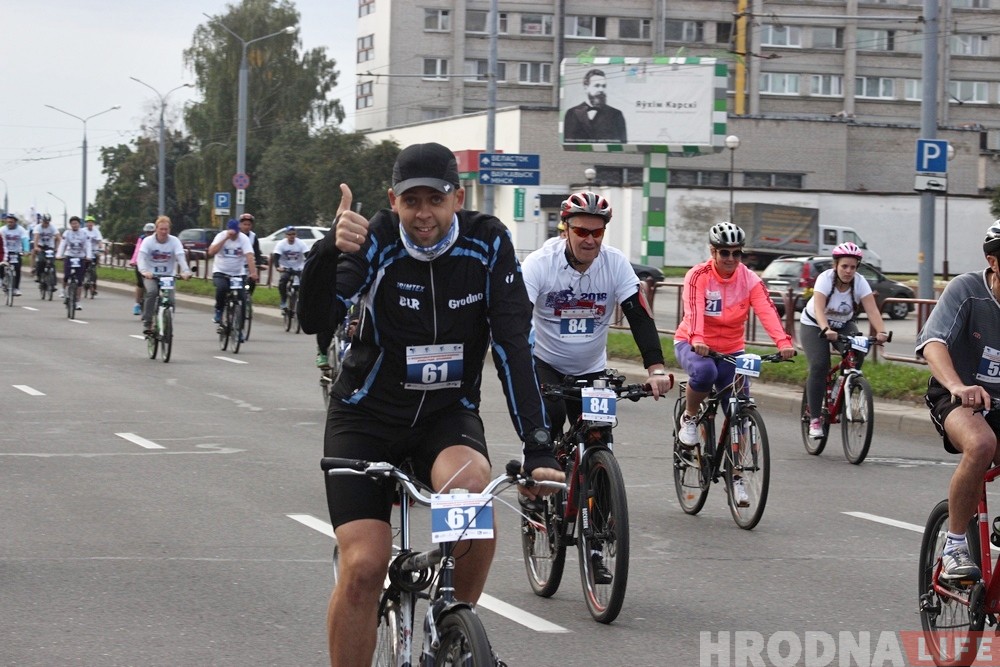 Фотафакт: у Гродне стартаваў міжнародны прафсаюзны велапрабег Фотафакт: у Гродне стартаваў міжнародны прафсаюзны велапрабег