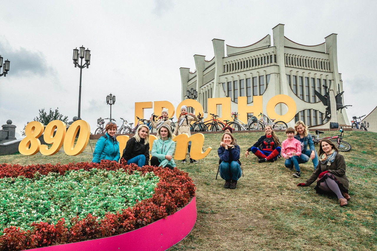 "Ледзі на веласіпедзе" праехаліся па Гродна "Ледзі на веласіпедзе" праехаліся па Гродна