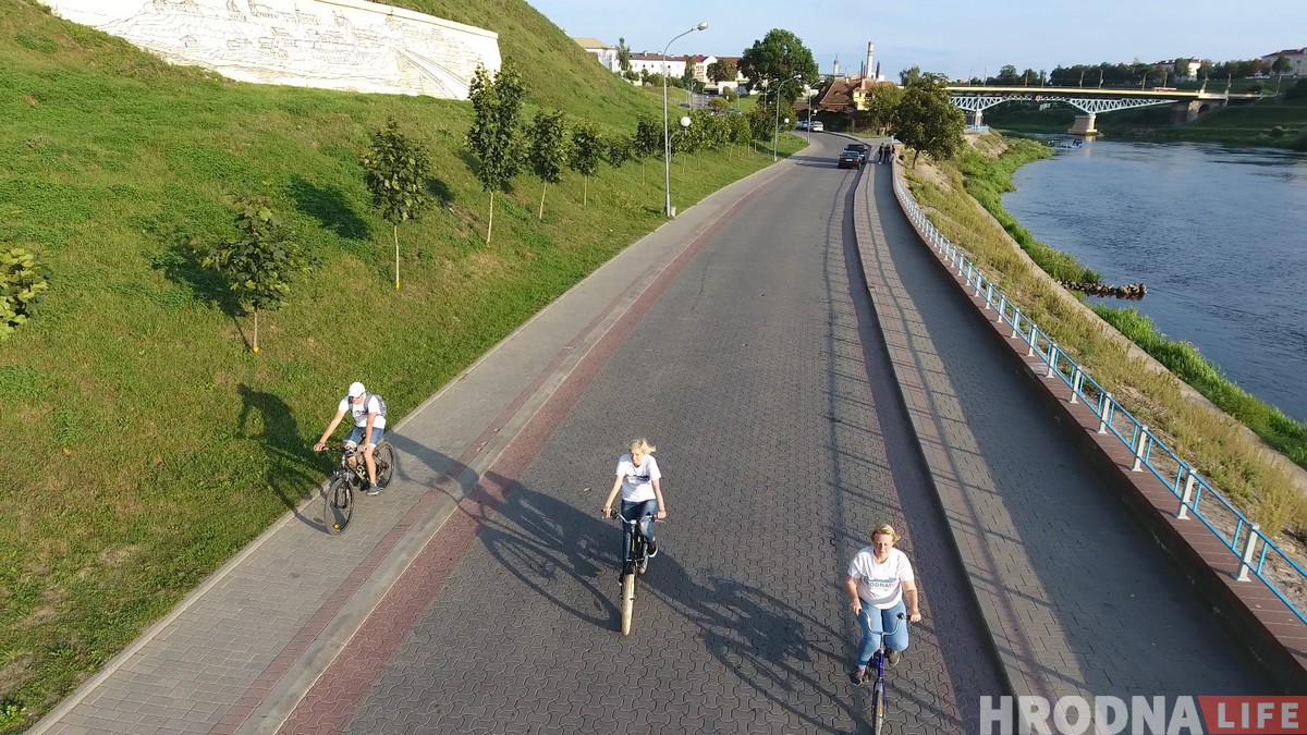 Hrodna.life провел велопланерку в поддержку акции "Деловой велосипед"