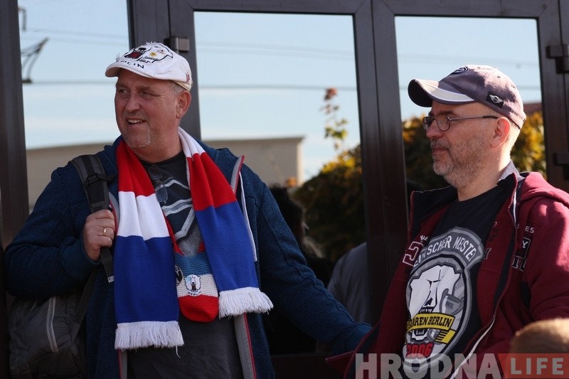 Ліга чэмпіёнаў: нямецкія заўзятары прыбылі ў Гродна Ліга чэмпіёнаў: нямецкія заўзятары прыбылі ў Гродна