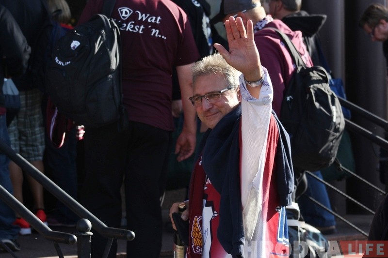 Ліга чэмпіёнаў: нямецкія заўзятары прыбылі ў Гродна Ліга чэмпіёнаў: нямецкія заўзятары прыбылі ў Гродна