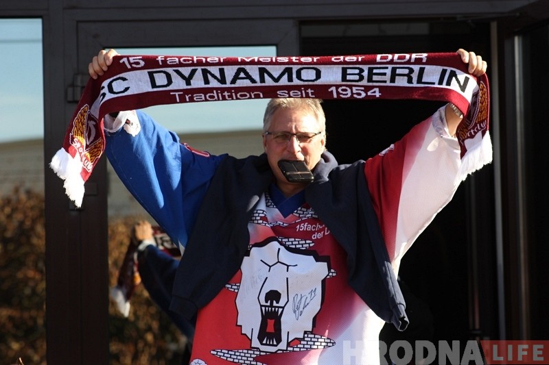 Ліга чэмпіёнаў: нямецкія заўзятары прыбылі ў Гродна Ліга чэмпіёнаў: нямецкія заўзятары прыбылі ў Гродна