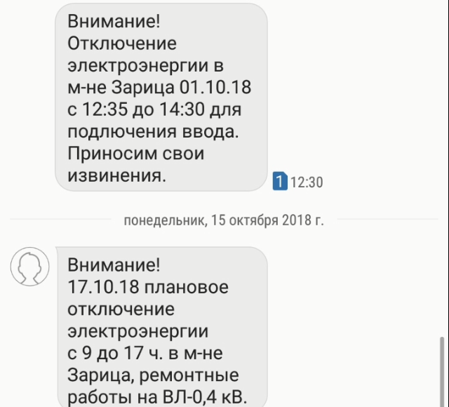 Жыхары Зарыцы па некалькі дзён у месяц застаюцца без электрычнасці. Электрасеткі: “Гэта нармальна”