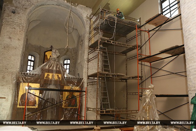 Пасля рэканструкцыі ў Каложскай царкве будзе шкляная падлога