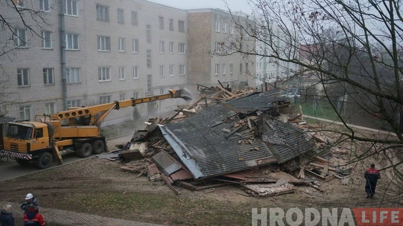 На Свярдлова знеслі драўляную пабудову міжваеннага часу