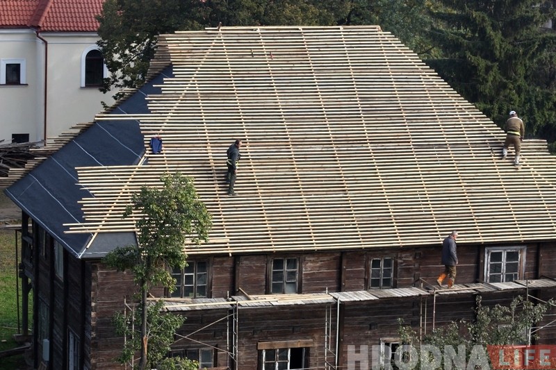 Гродзенскаму лямусу замянілі дах. Завершаны трэці этап рэстаўрацыі