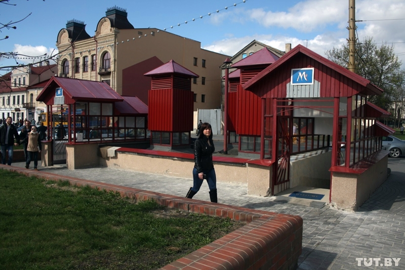 Знаменитый туалет-"метро" на Советской площади в Гродно снесли 
