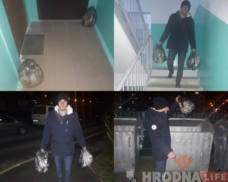 Яшчэ адзін гродзенец вырашыў зарабляць на вынасе смецця. Атрымліваецца!
