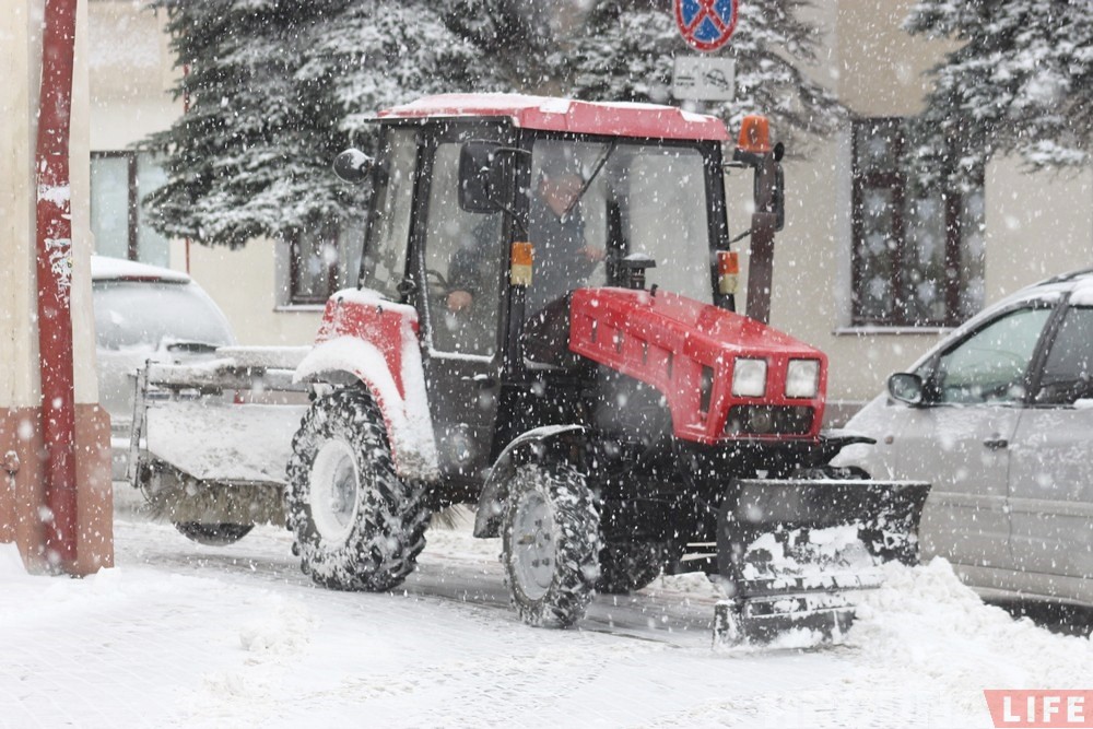 Фотарэпартаж: Гродна засыпае снегам Фотарэпартаж: Гродна засыпае снегам