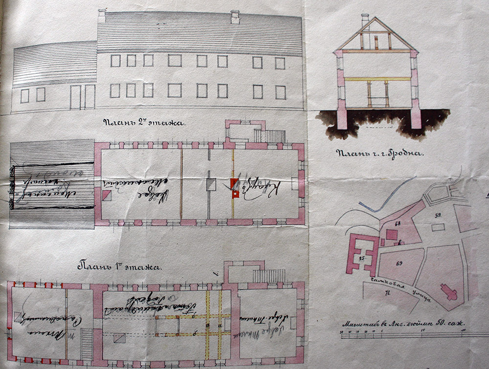Школьны двор: як выглядаў старадаўні квартал, які знішчылі пасля вайны