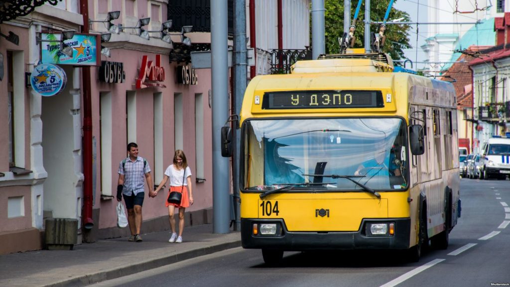 У Гродзенскай вобласці забаранілі сімволіку ў грамадскім транспарце