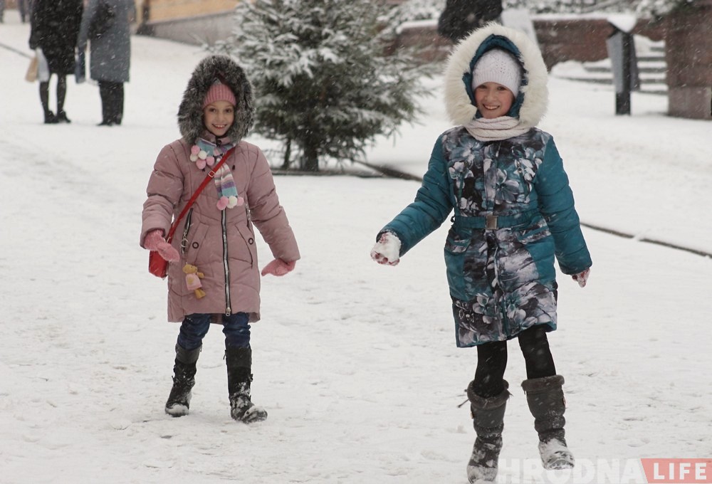 Фотарэпартаж: Гродна засыпае снегам Фотарэпартаж: Гродна засыпае снегам