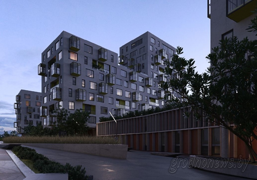 Деловой центр и «бесшовные» многоэтажки. Как будет выглядеть улица Советских пограничников в Гродно