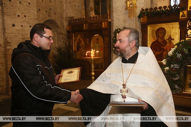 В Коложской церкви завершили ремонт и отслужили благодаственный молебен