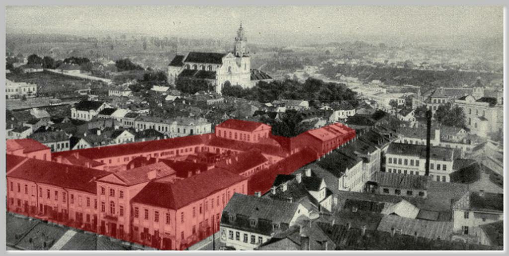 Комплекс будынкаў Брэгмана. Фота 1920-х