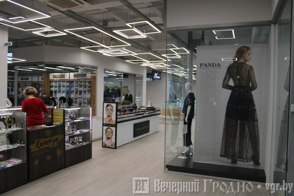 Глядзіце, як пасля рамонту выглядае 3-ці паверх у ГД «Нёман» і што там можна купіць