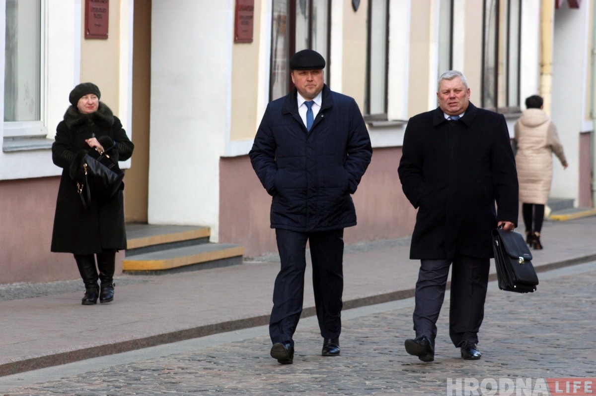 Гродзенцы ў апошні дзень зімы. Фота