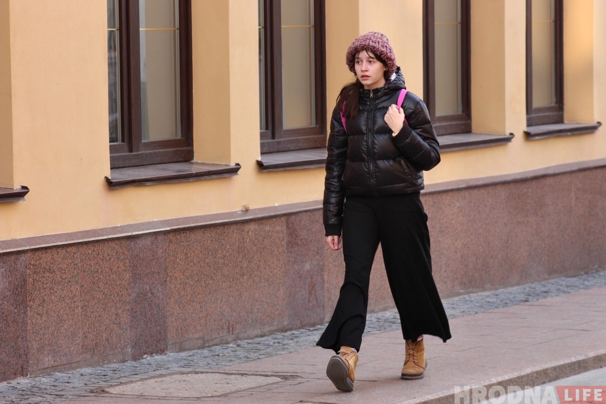 Гродзенцы ў апошні дзень зімы. Фота