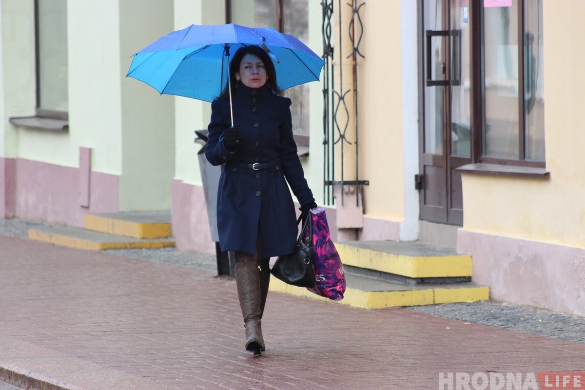 Гродзенцы ў апошні дзень зімы. Фота