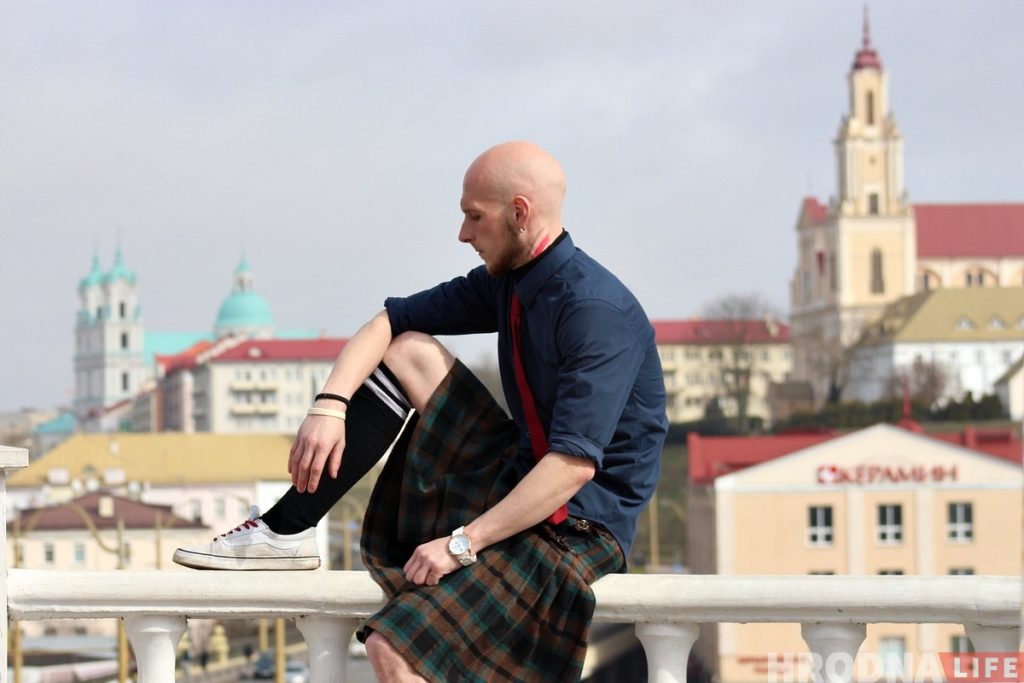 «Надзеў кілт і зразумеў, што гэта маё». Гродзенец распавёў, чаму носіць "спадніцу"