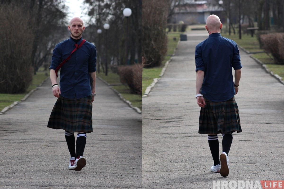 «Надзеў кілт і зразумеў, што гэта маё». Гродзенец распавёў, чаму носіць "спадніцу"