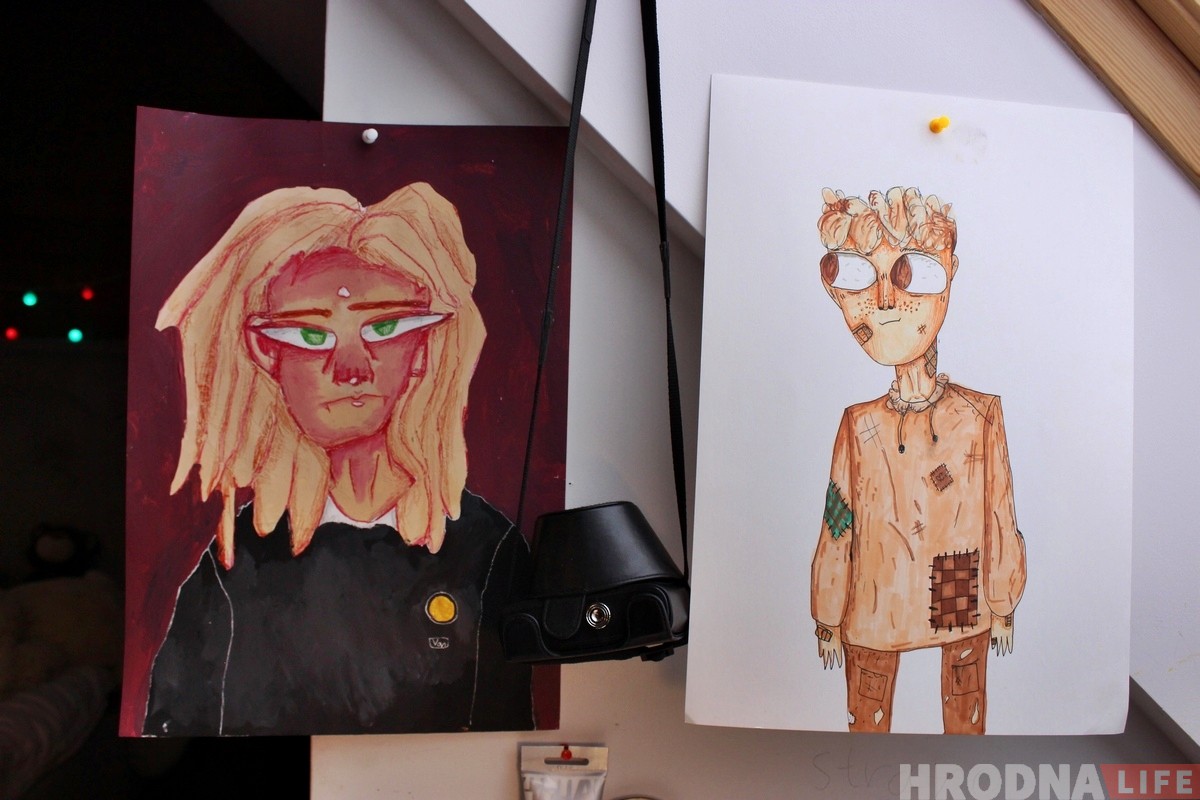 "Хочу быть иллюстратором". 9-летний гродненец удивляет всех своими стильными рисунками