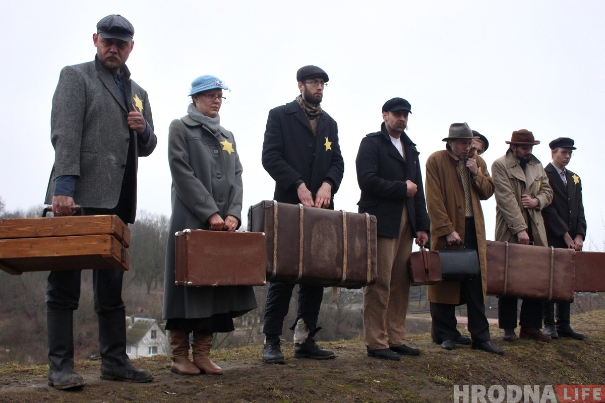 Марш памяти: в Гродно вспомнили евреев, которых 76 лет назад вывезли на смерть