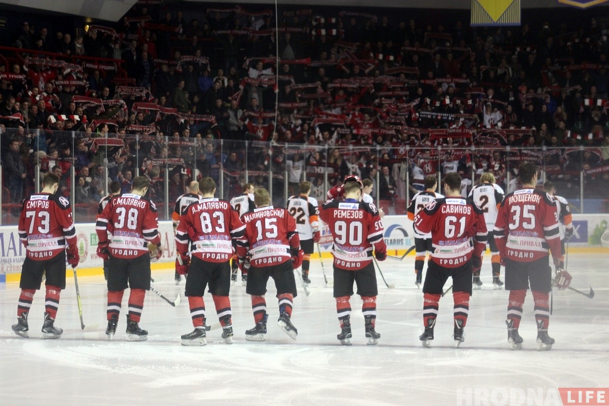 Зноў перамога "кратоў": "Нёман" прайграў у другім матчы паўфіналу