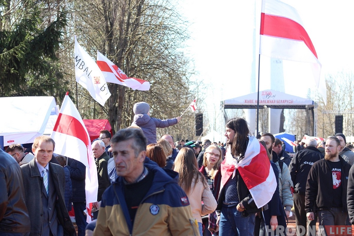 ФОТО: Гродно отмечает День Воли