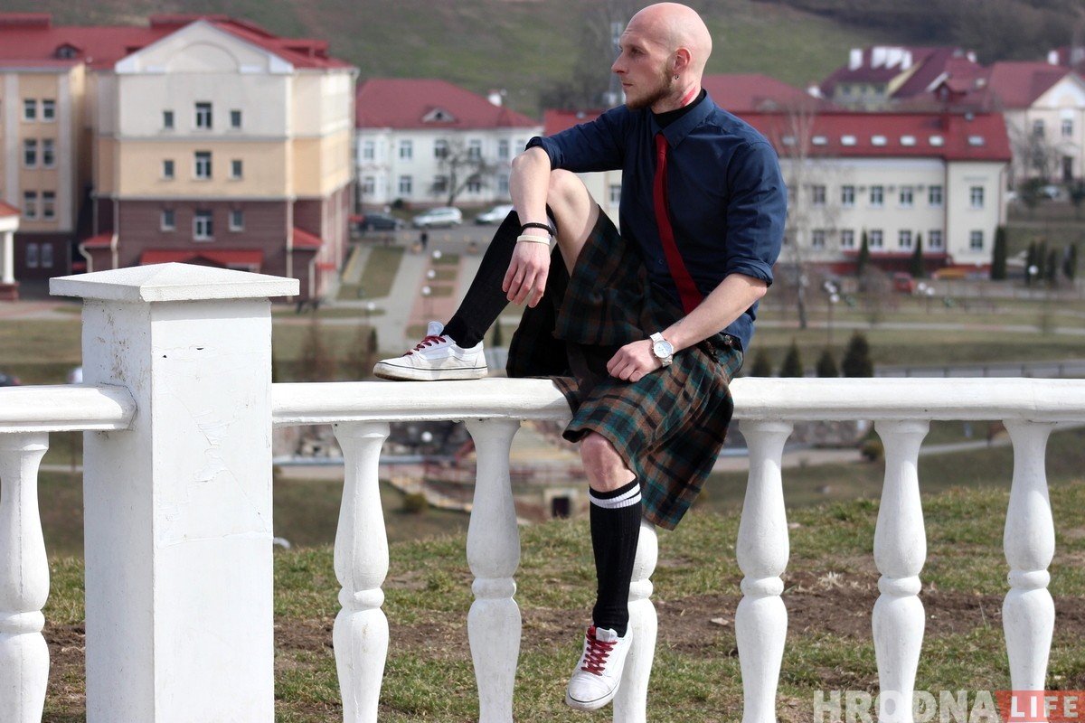 «Надзеў кілт і зразумеў, што гэта маё». Гродзенец распавёў, чаму носіць "спадніцу"