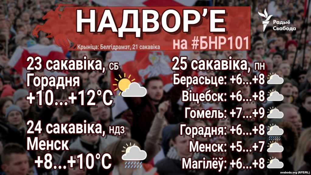 Погода на День Воли в Гродно: минчанам стоит приехать погреться