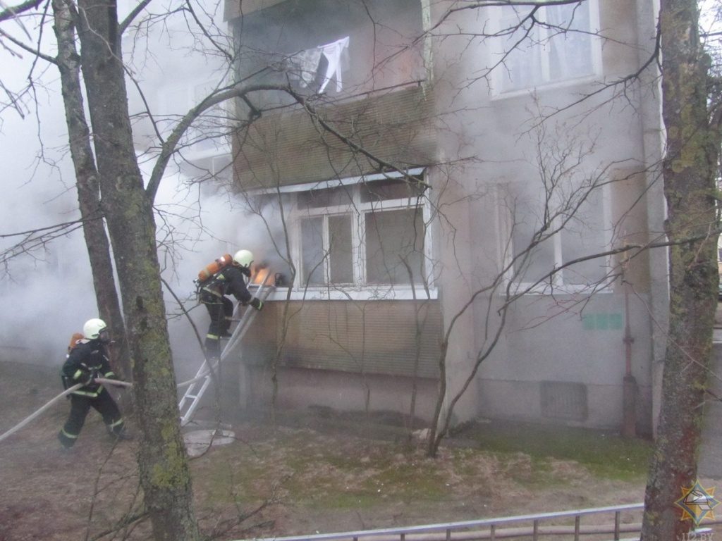 Падрабязнасці пра кватэру, якая гарэла ў Гродне: гаспадар у рэанімацыі