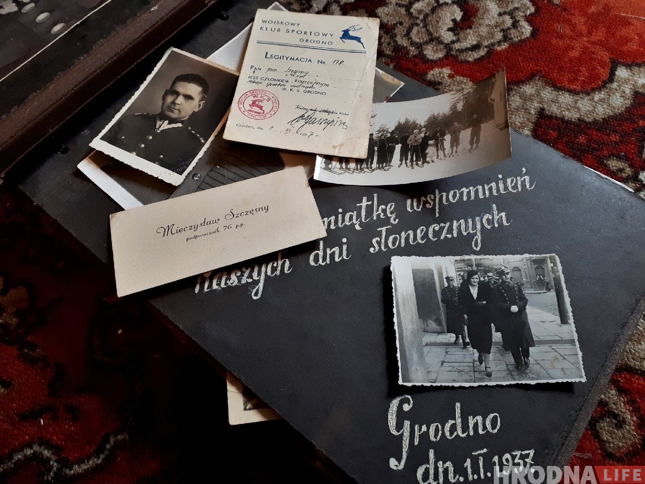 Загінуў у 1939 годзе, але пакінуў вялікі фотаархіў. Гісторыя аднаго афіцэра з Гродна