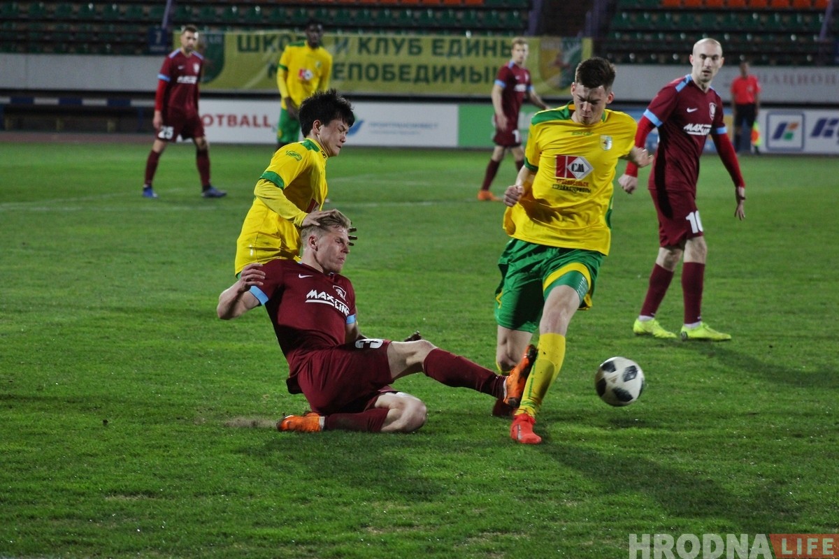 "Нёман" абыграў "Віцебск", дзякуючы галу кыргызскага легіянера