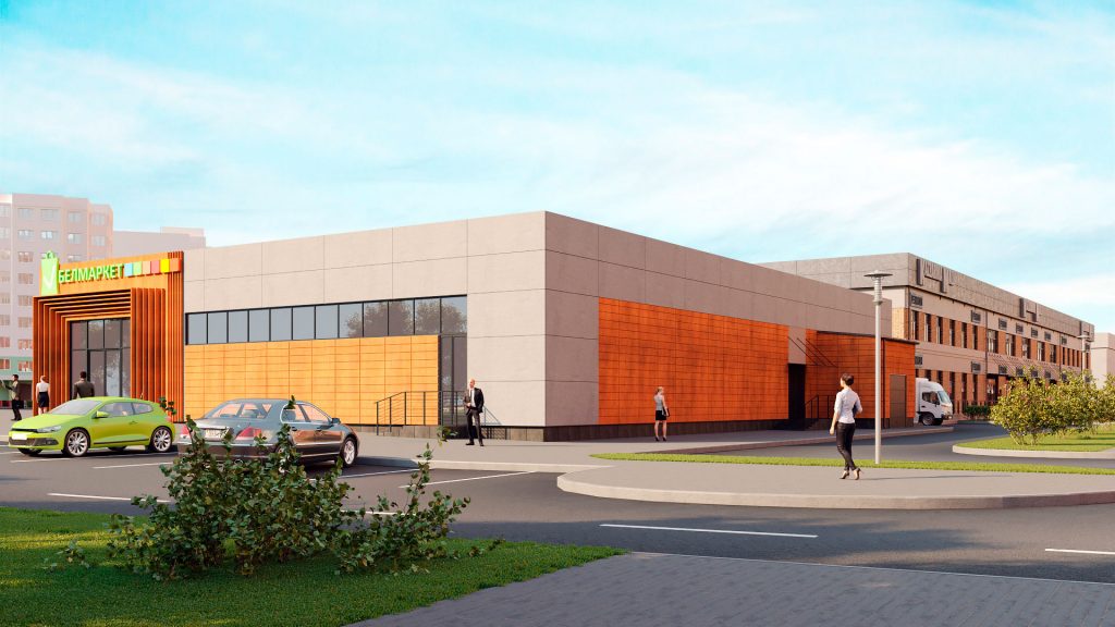 В бывшей казарме на Щорса откроют торговый центр Kazzarma Mall. Так он будет выглядеть