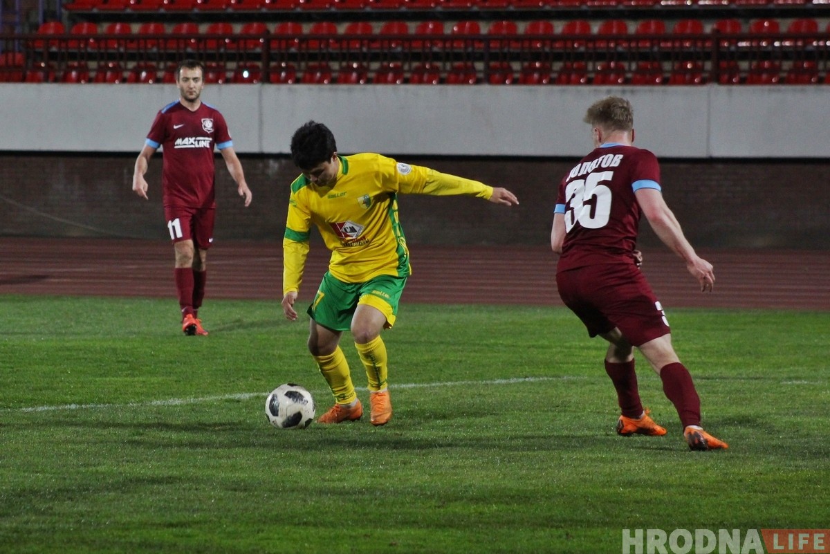 «Я прыйшоў, каб дапамагаць перамагаць». Гулжыгіт Алыкулаў пра першы гол за "Нёман" 