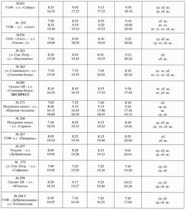 Автобусы к дачам пустят с 19 апреля. Расписание