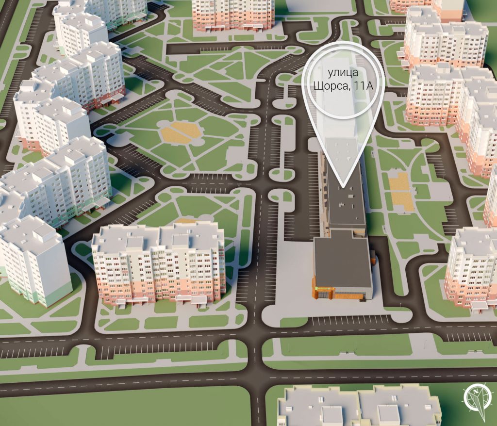 В бывшей казарме на Щорса откроют торговый центр Kazzarma Mall. Так он будет выглядеть