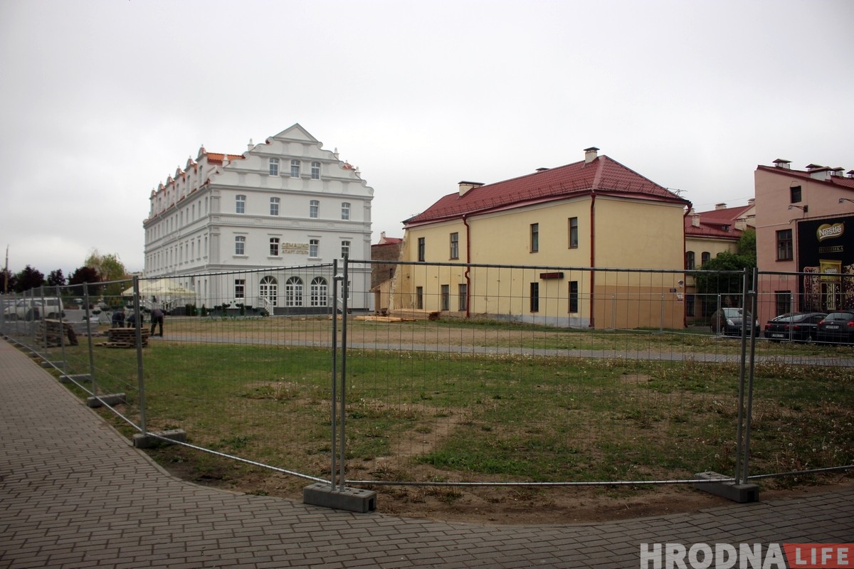 У цэнтры Гродна пачалася падрыхтоўка да будаўніцтва двух новых будынкаў