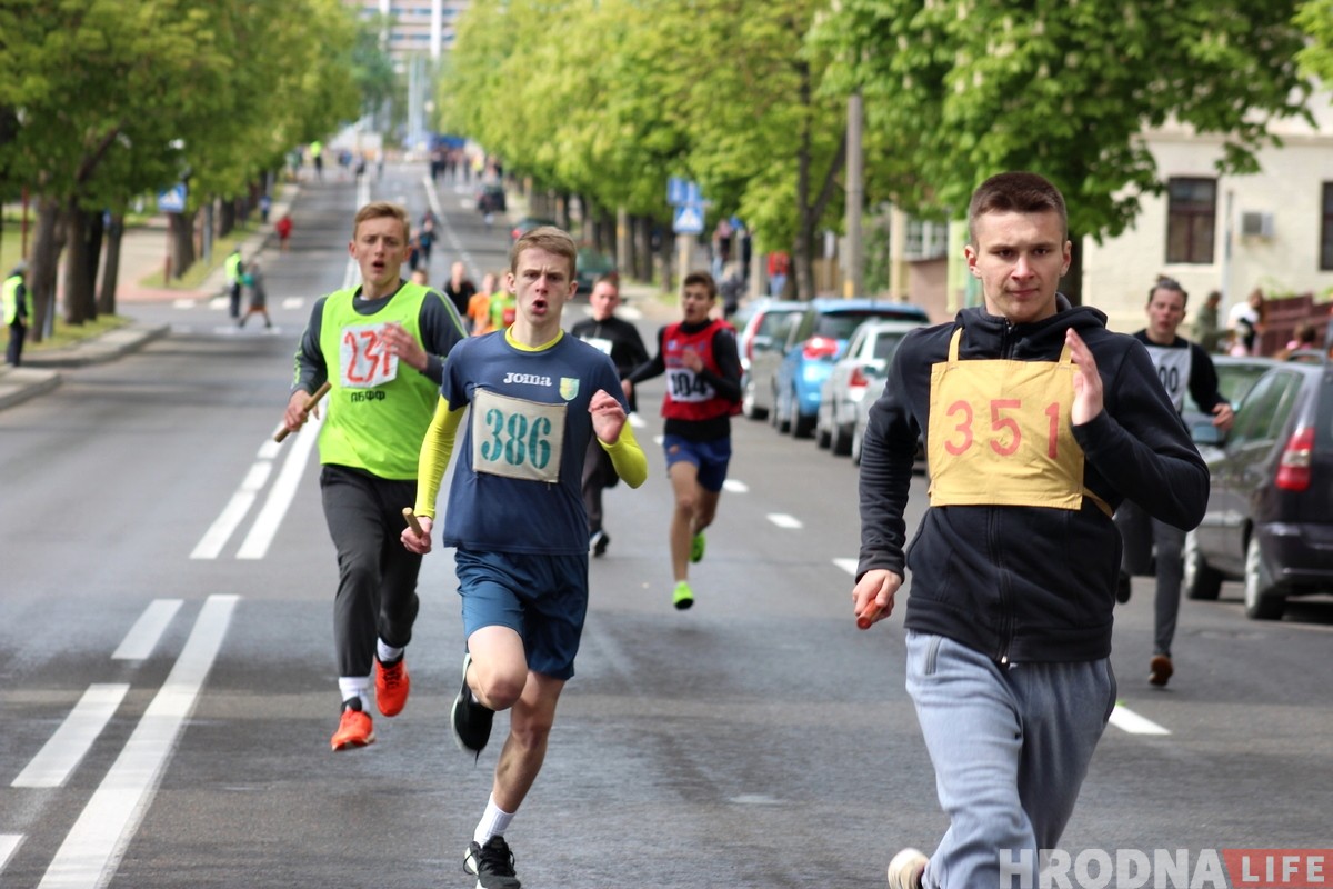 У 74-ы раз па цэнтры Гродна прайшла гарадская эстафета