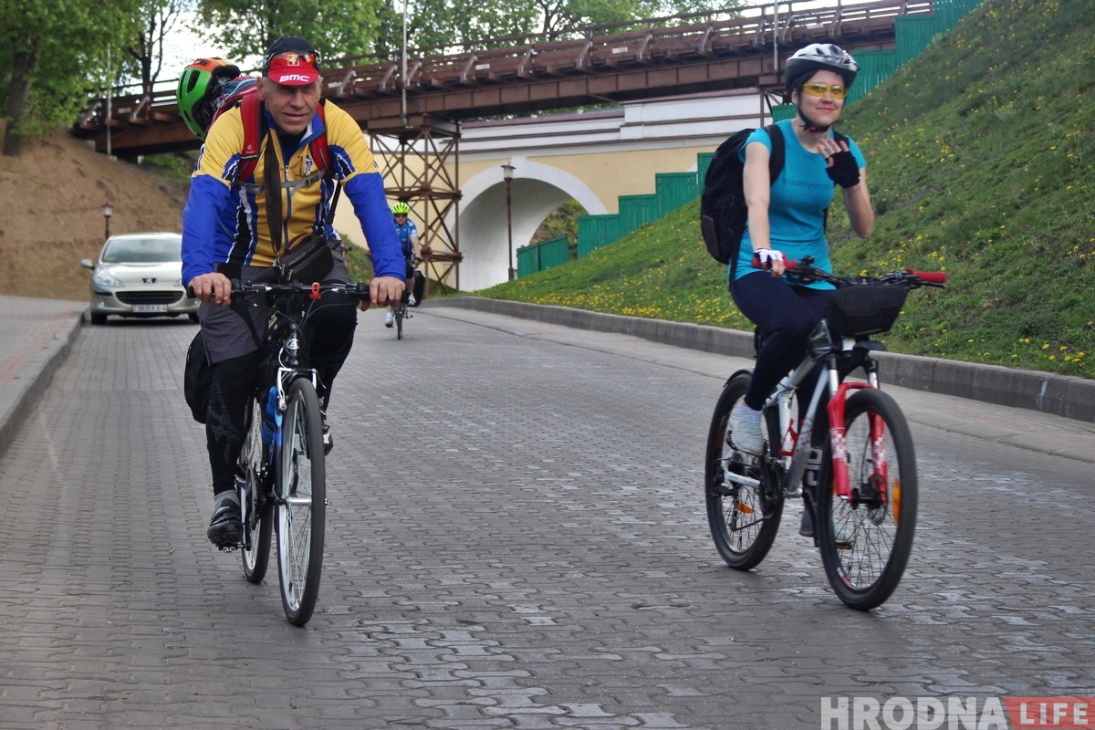 Велолюбители из Калининграда и Ольштына приехали познакомиться с Гродно и Августовским каналом