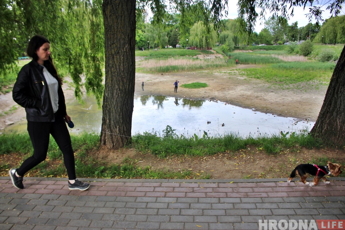 Сажалка на Рэпіна, якая памятае Панятоўскага, высыхае. Яе будуць ратаваць