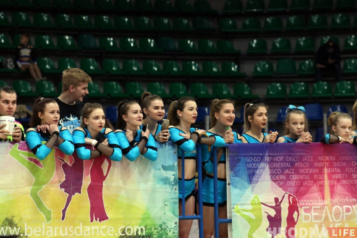 Смотрите как в Гродно проходили областные соревнования по чирлидингу 