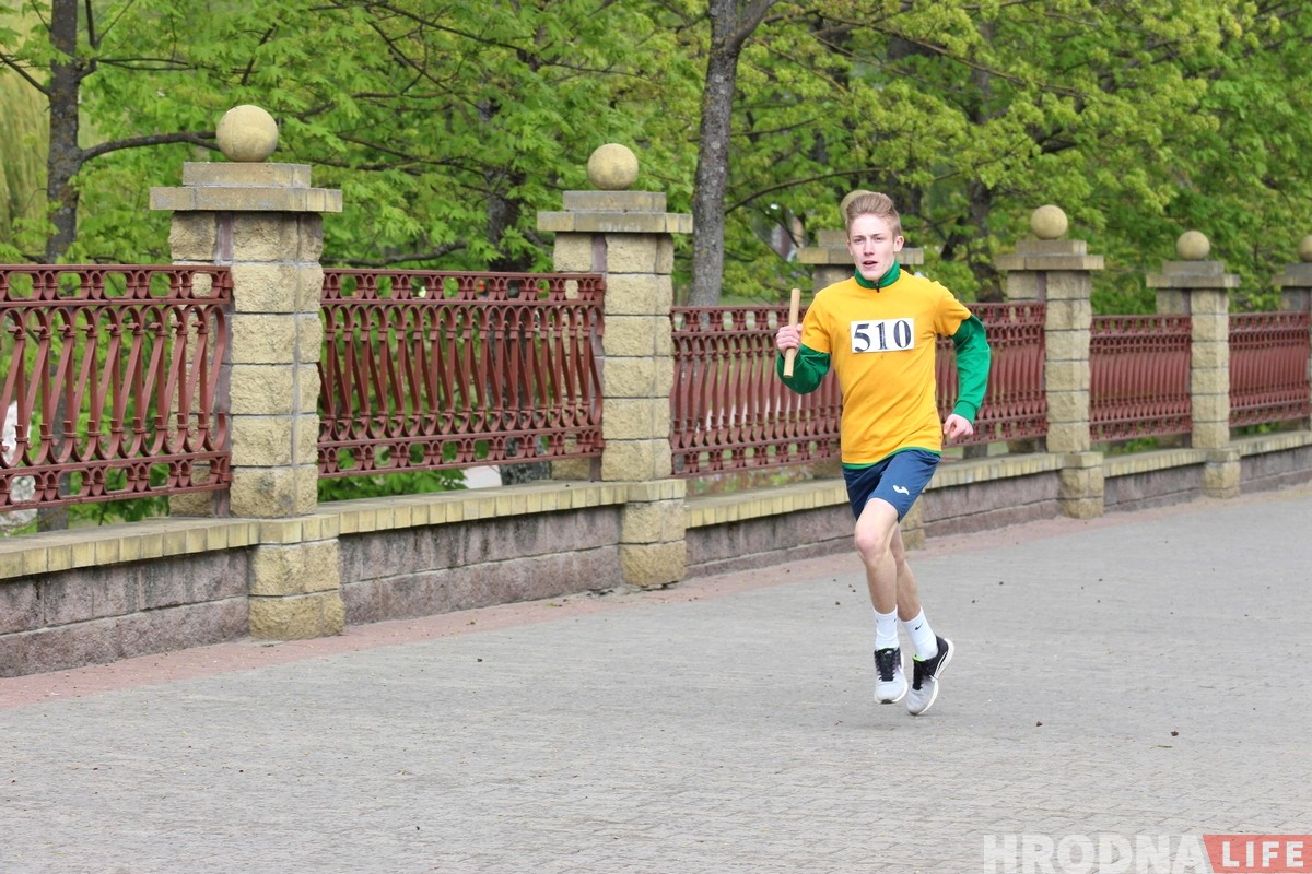 У 74-ы раз па цэнтры Гродна прайшла гарадская эстафета