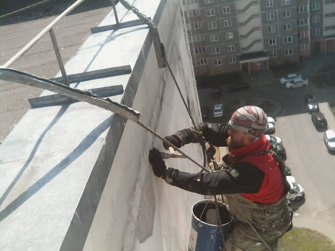 Прамысловы альпініст з Гродна праз Instagram распавядае аб працы і кур'ёзах на вышыні