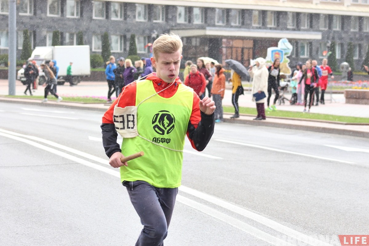 У 74-ы раз па цэнтры Гродна прайшла гарадская эстафета