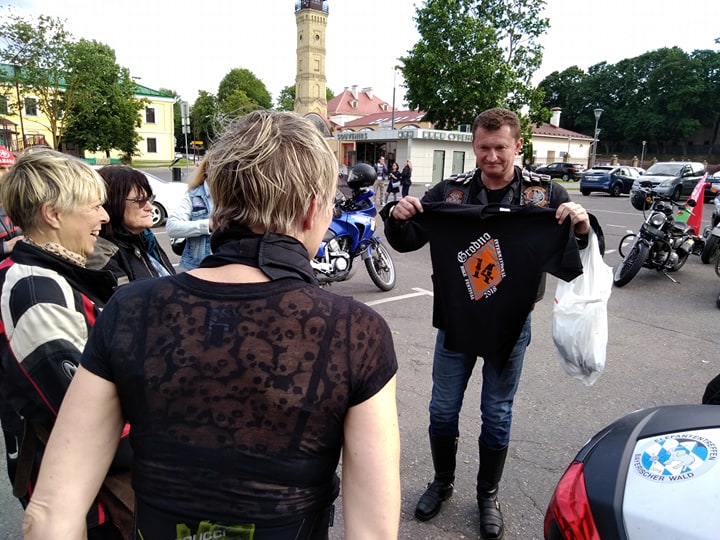 Участницы крупнейшего в мире женского мотопробега побывали в Гродно